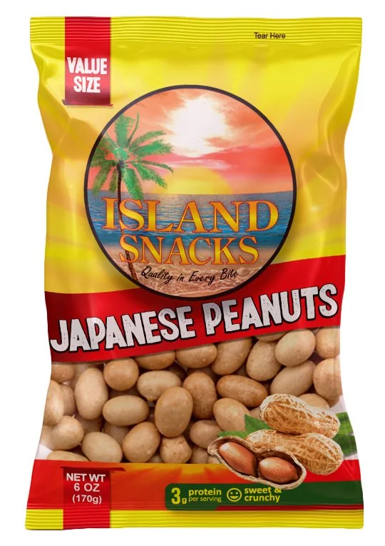 Japanese Peanuts — WWW.SHOPISLANDSNACKS.COM